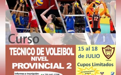 Curso técnico provincial de voleibol nivel 2
