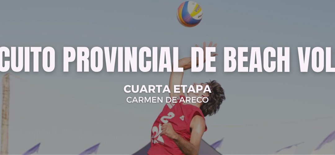 Circuito Provincial de Beach Volley – Cuarta etapa