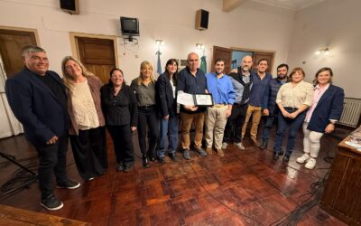Ariel González fue distinguido como Ciudadano Ilustre de Carmen de Areco